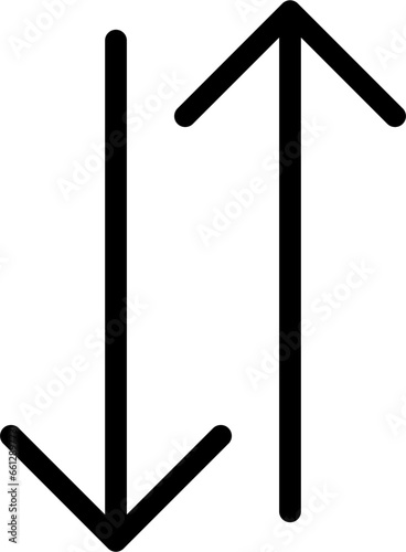 Arrow 24 Line Icon pictogram symbol visual illustration