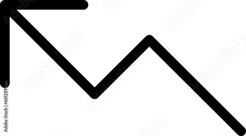 Arrow 30 Line Icon pictogram symbol visual illustration