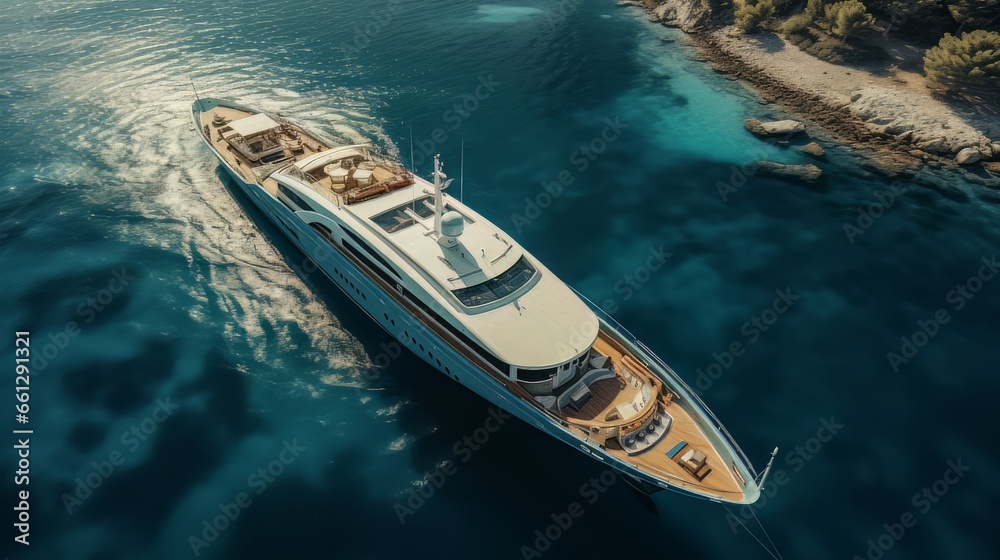 Fototapeta premium boat on the sea