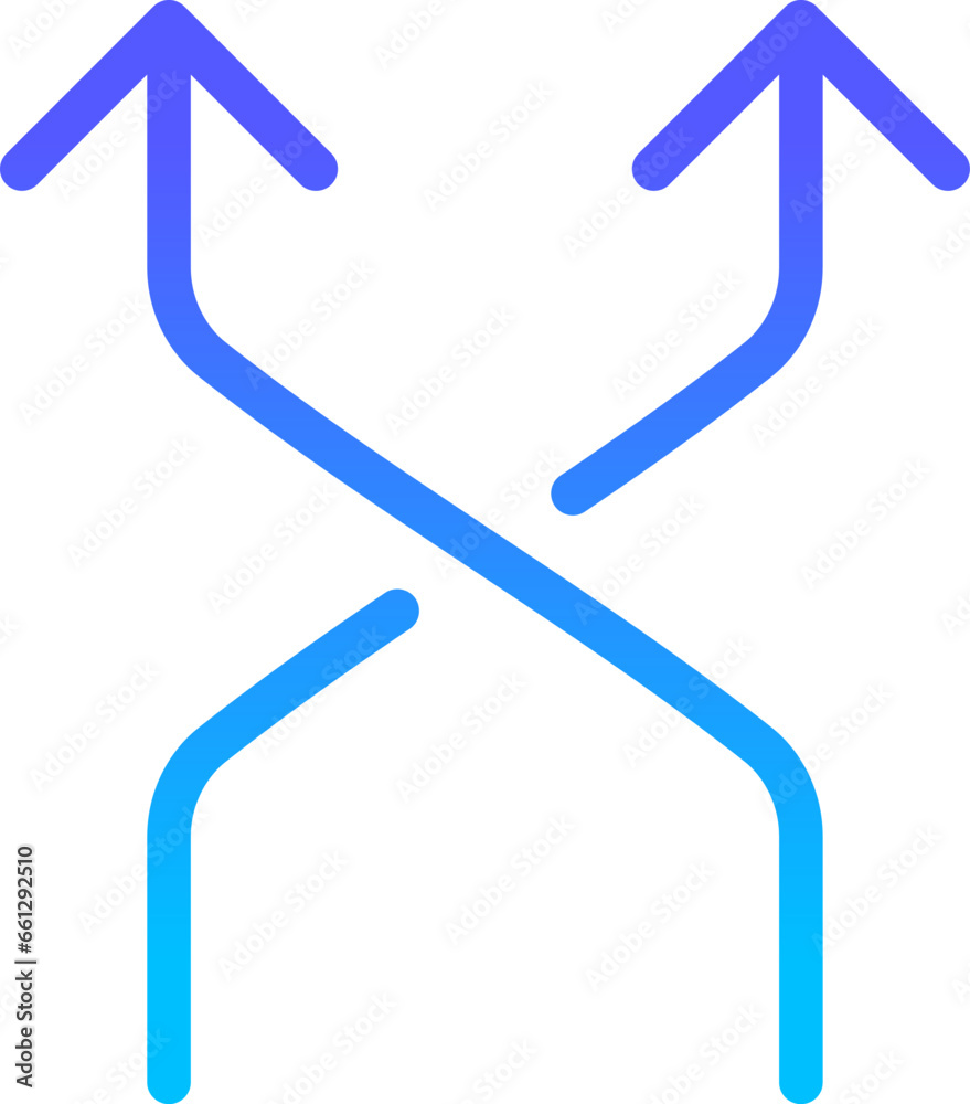 Arrow 8 Line Gradient Icon pictogram symbol visual illustration Arrow 8 Line Gradient Icon pictogram symbol visual illustration