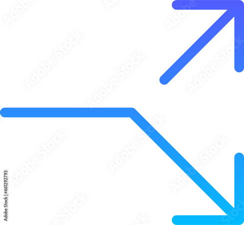Free Download Arrow 16 Line Gradient Icon pictogram symbol visual illustration - GFXLoad