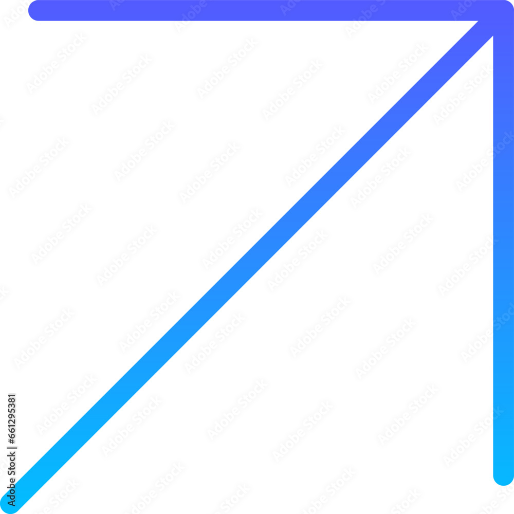 Arrow 84 Line Gradient Icon pictogram symbol visual illustration Arrow 84 Line Gradient Icon pictogram symbol visual illustration