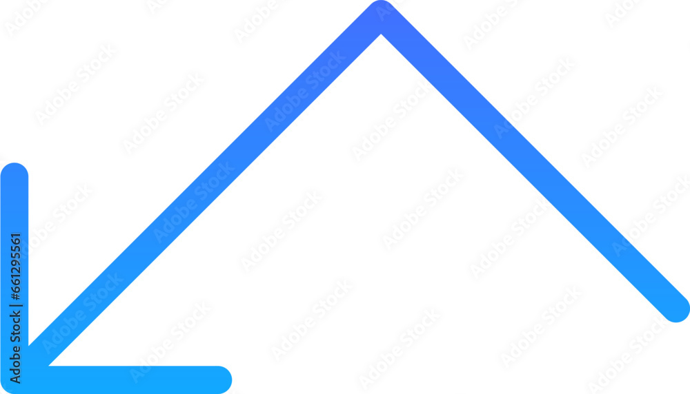 Arrow 90 Line Gradient Icon pictogram symbol visual illustration Arrow 90 Line Gradient Icon pictogram symbol visual illustration