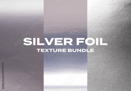 Silver Foil Paper Hot Overlay Texture Bundle Pack