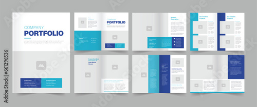 Creative company portfolio template design.