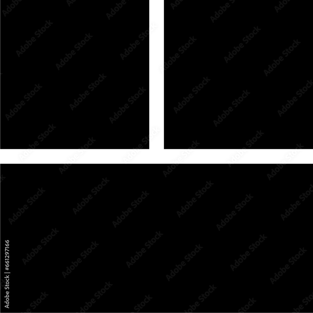 Layout 33 Glyph Icon pictogram symbol visual illustration Layout 33 Glyph Icon pictogram symbol visual illustration