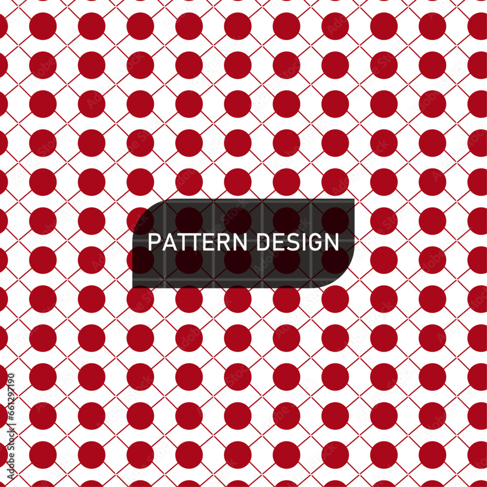 Fototapeta premium red and white pattern design 