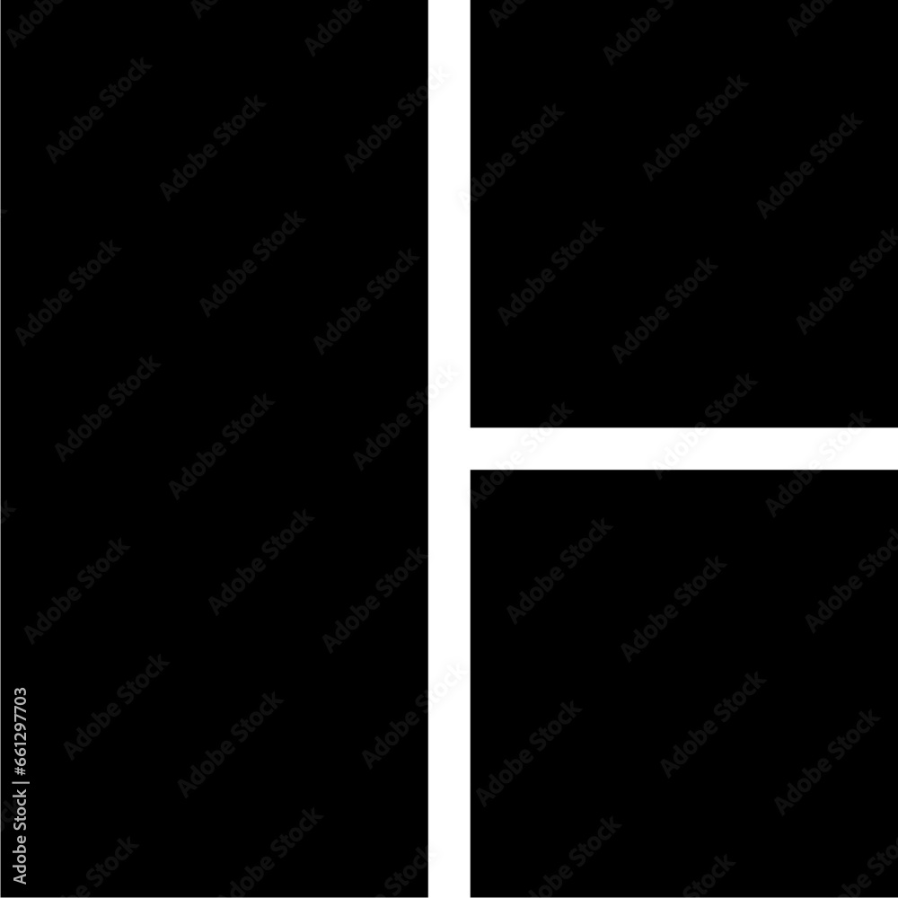 Layout 45 Glyph Icon pictogram symbol visual illustration Layout 45 Glyph Icon pictogram symbol visual illustration