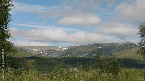 Lapland summer time lapse, Northern Scandinavia, Europe photo