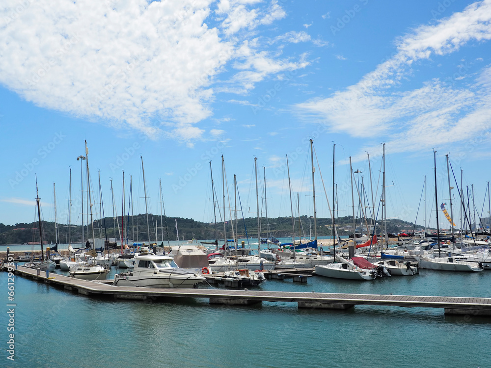 Naklejka premium Portugal Lisbon townscape day time 