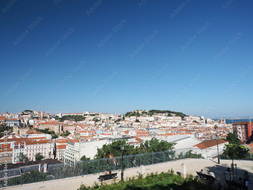 Portugal Lisbon cityscape day time
