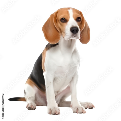 Beagle isolated on transparent background,transparency 