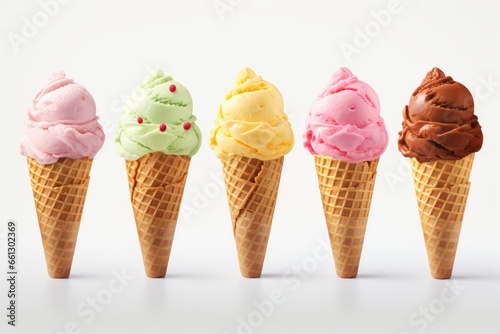 set of icecream