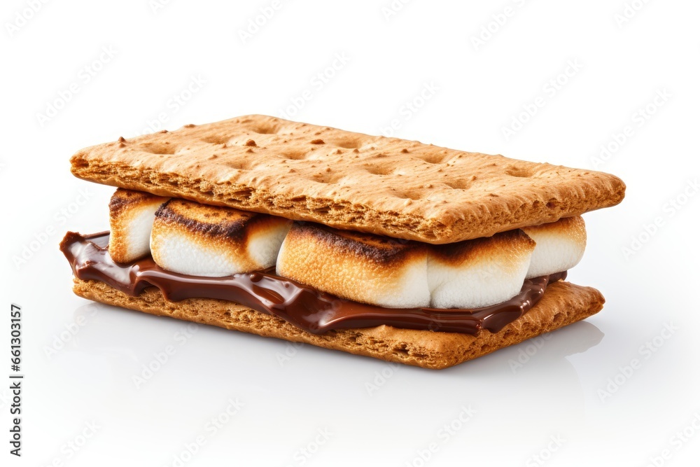 smores with chocolate and marshmellow smores with chocolate and marshmellow