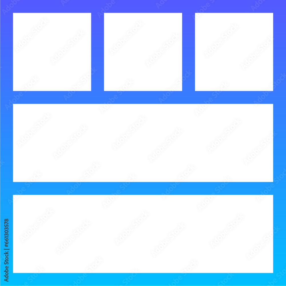 Layout 10 Line Gradient Icon pictogram symbol visual illustration Layout 10 Line Gradient Icon pictogram symbol visual illustration