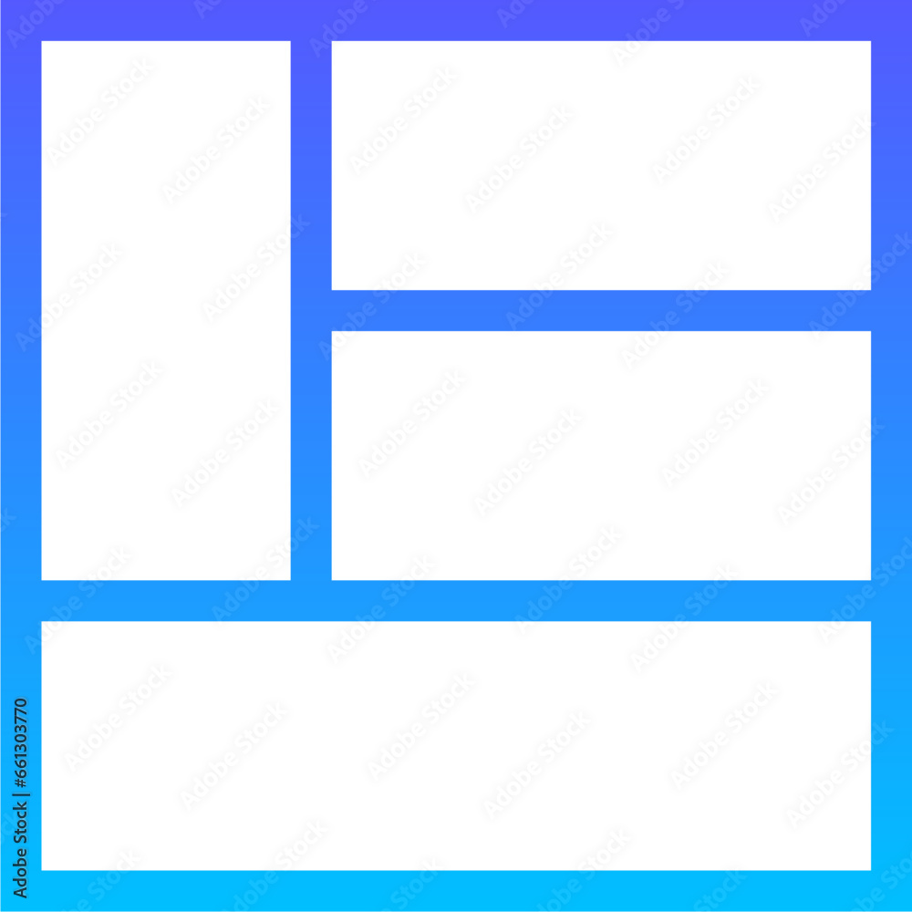Layout 12 Line Gradient Icon pictogram symbol visual illustration Layout 12 Line Gradient Icon pictogram symbol visual illustration