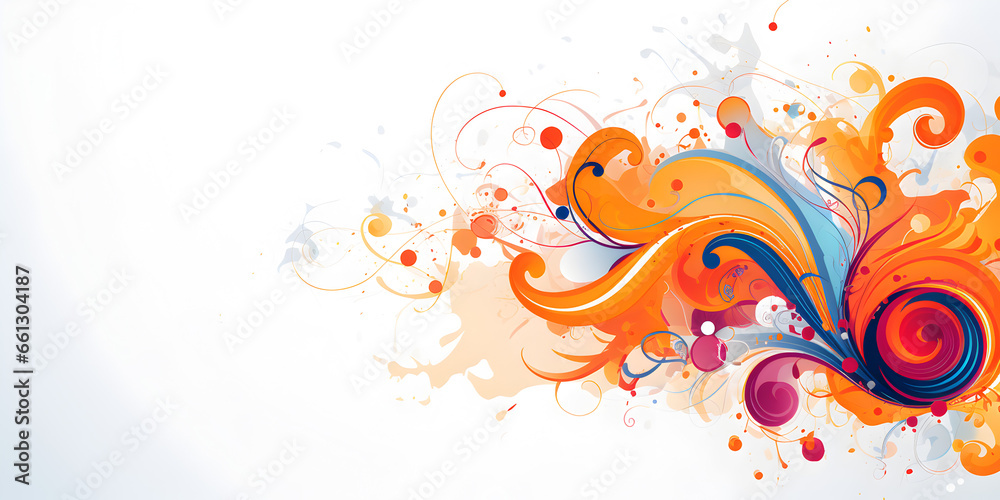 Colorful abstract of website background