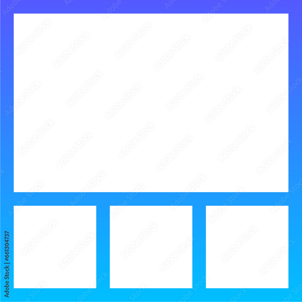 Layout 35 Line Gradient Icon pictogram symbol visual illustration Layout 35 Line Gradient Icon pictogram symbol visual illustration