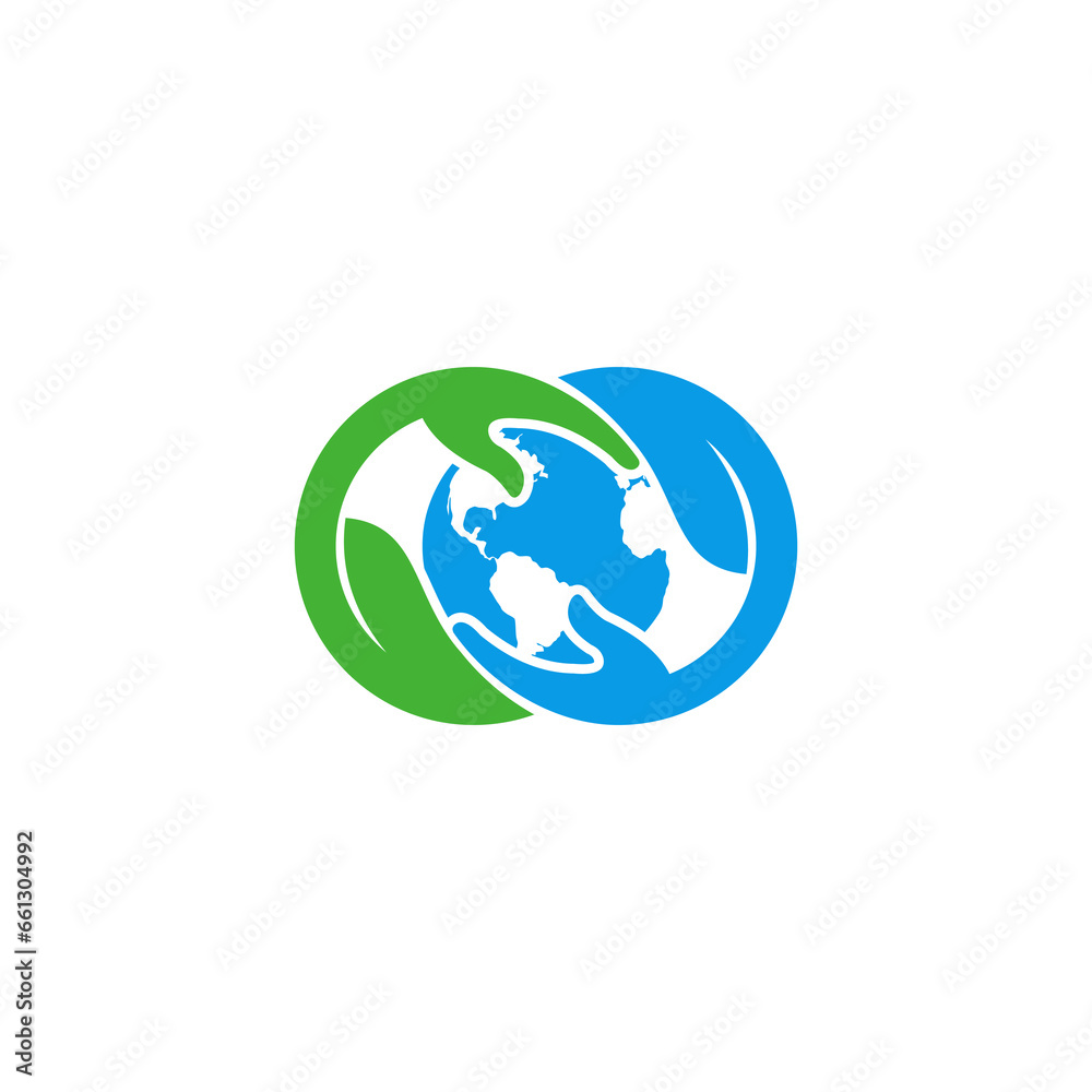 hold the world with two hand continuous line for logo icon template vector illustration design hold the world with two hand continuous line for logo icon template vector illustration design