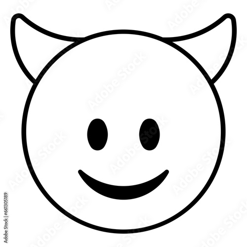 Картината върху платно devilish