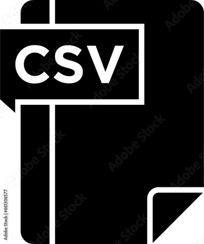 CSV Line Gradient Icon pictogram symbol visual illustration