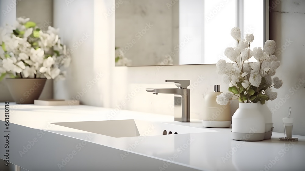 white sink in stylish bathroom interior modern bathroom interior white sink in stylish bathroom interior modern bathroom interior