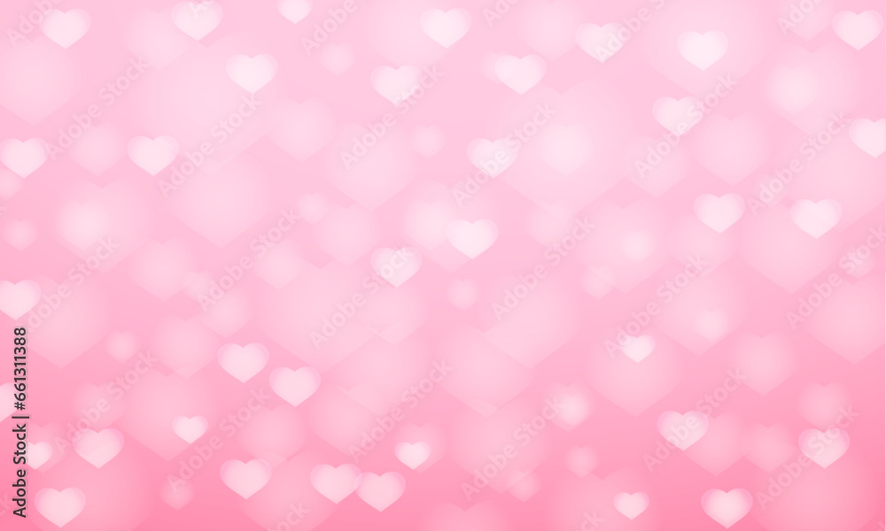 Vector blurred valentine's day wallpaper