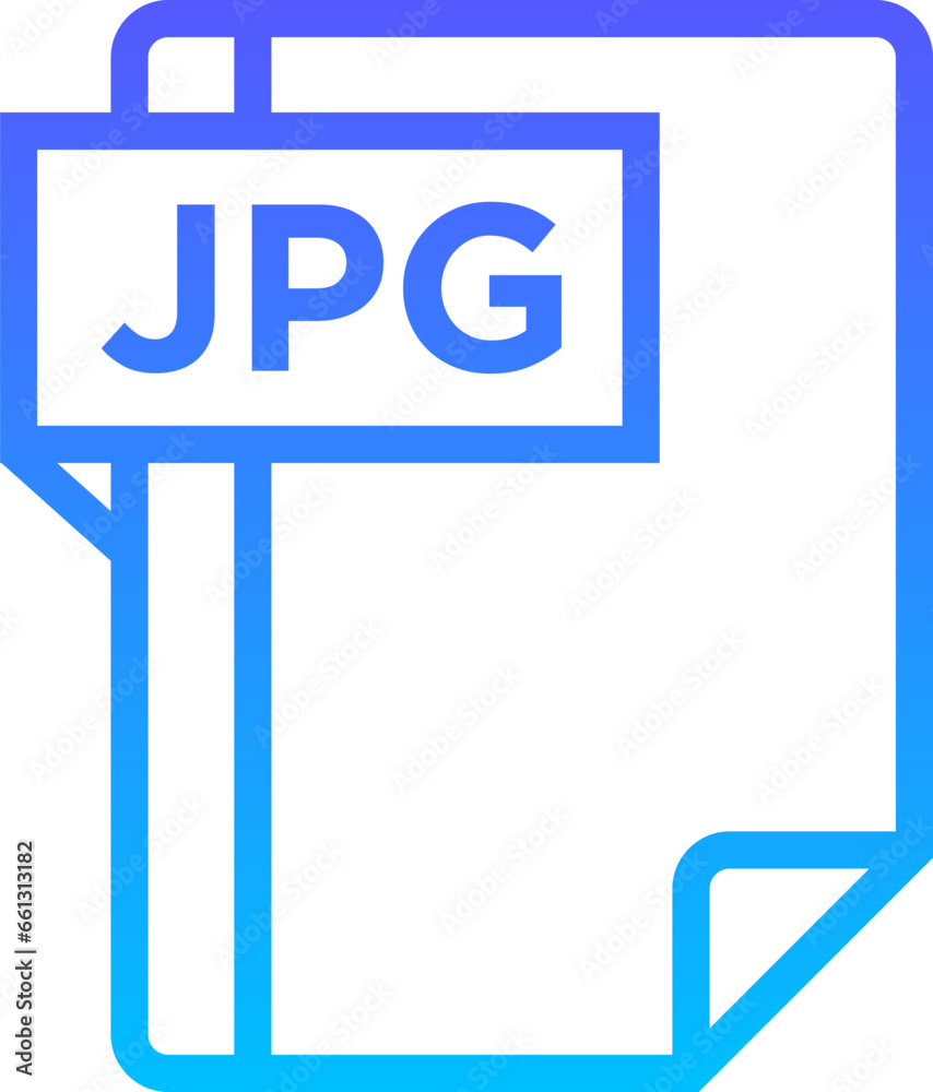 JPG Line Gradient Icon pictogram symbol visual illustration JPG Line Gradient Icon pictogram symbol visual illustration