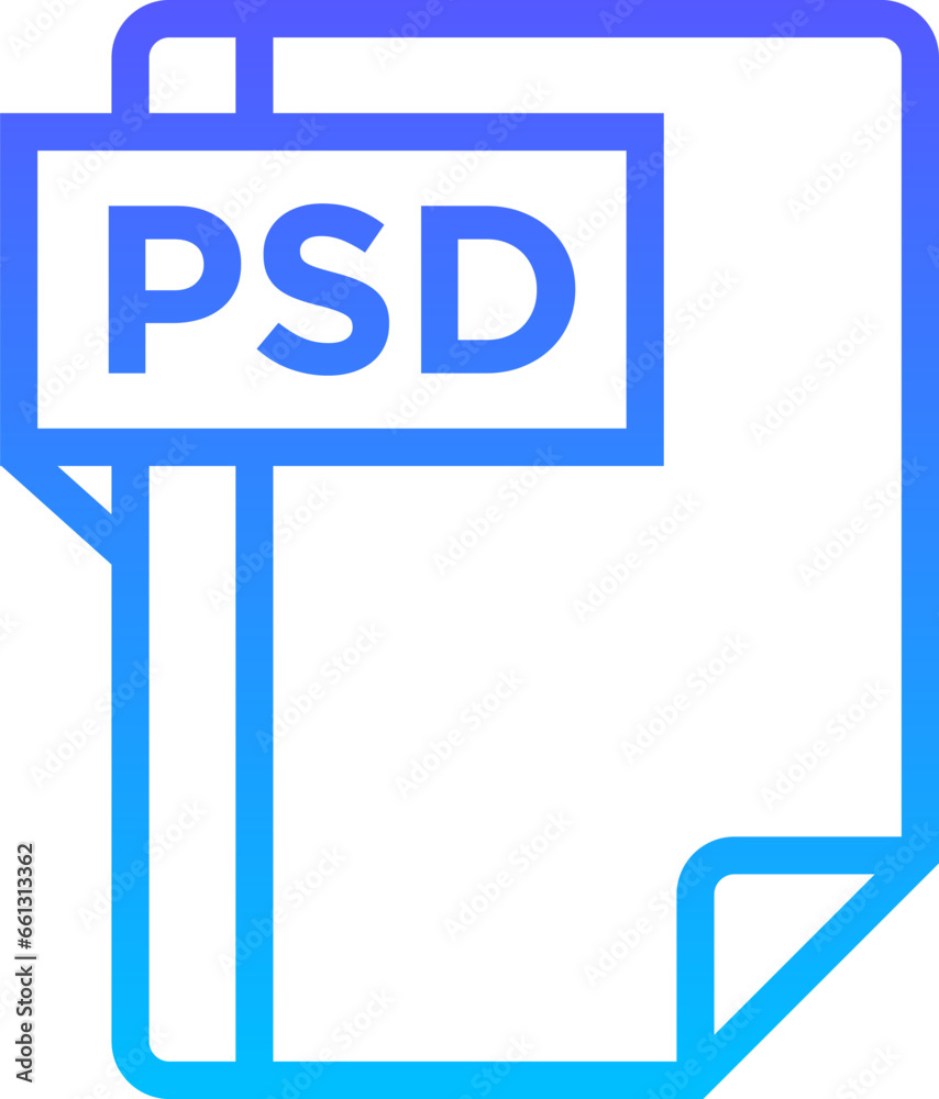 PSD Line Gradient Icon pictogram symbol visual illustration PSD Line Gradient Icon pictogram symbol visual illustration