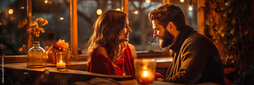 a couple in love celebrating valentine's day. AI generativ. a couple in love celebrating valentine's day. AI generativ.