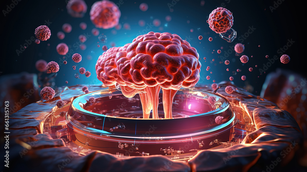 custom made wallpaper toronto digitalColorectal cancer (crc) infographic for education. generative ai