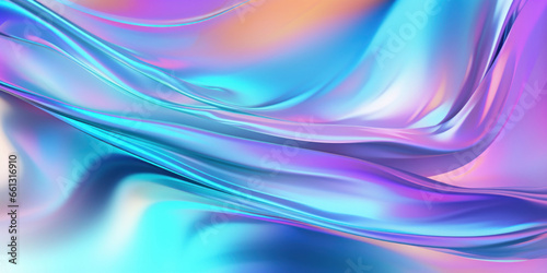 Colorful liquid waves