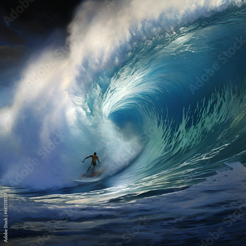 surfing the wave © Mazen