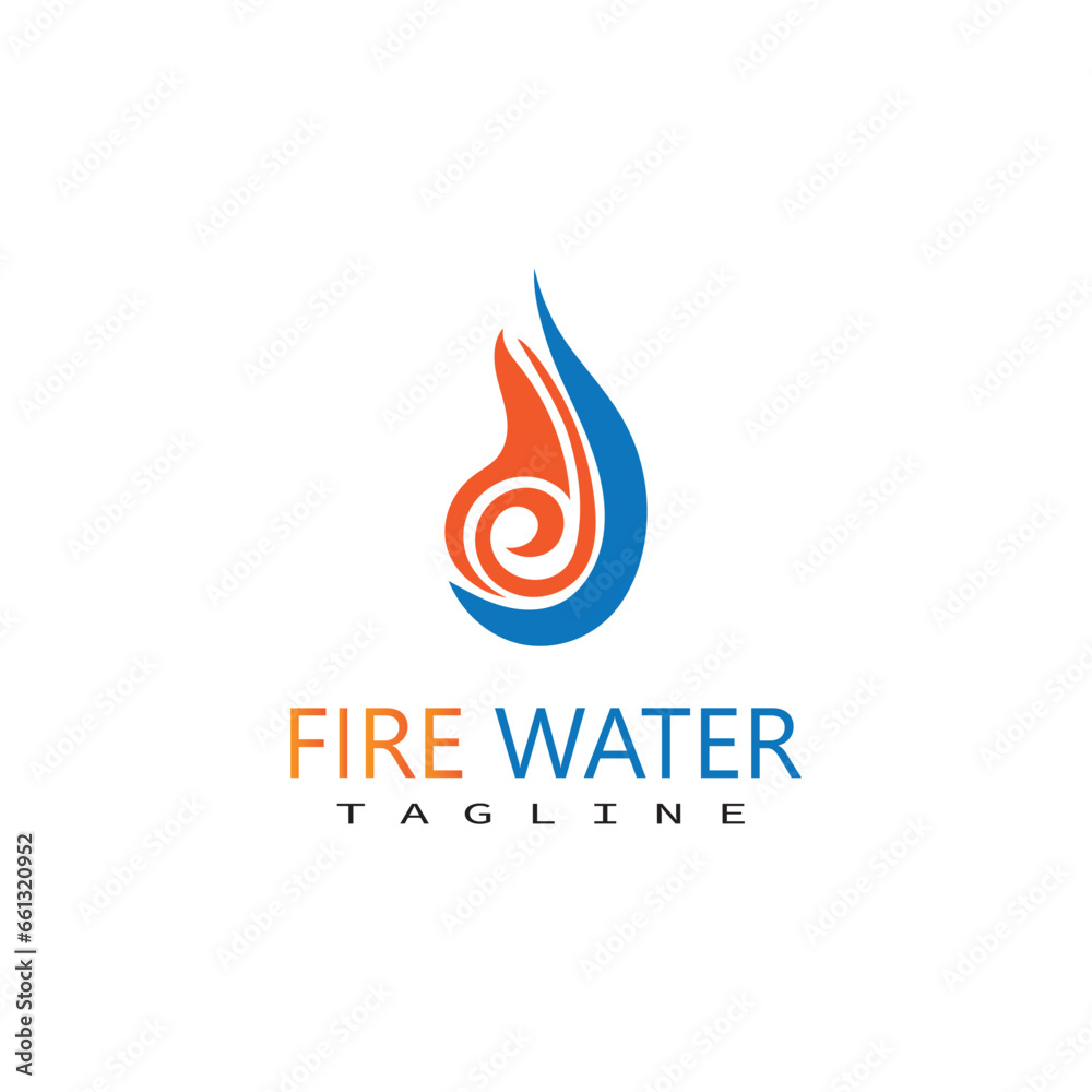 fire water company symbol and bussines fire water company symbol and bussines
