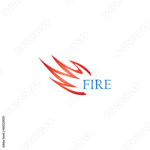 fire logo, company symbol and bussines
