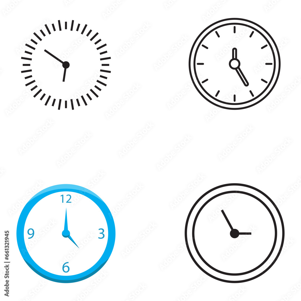wall clock icon vector wall clock icon vector