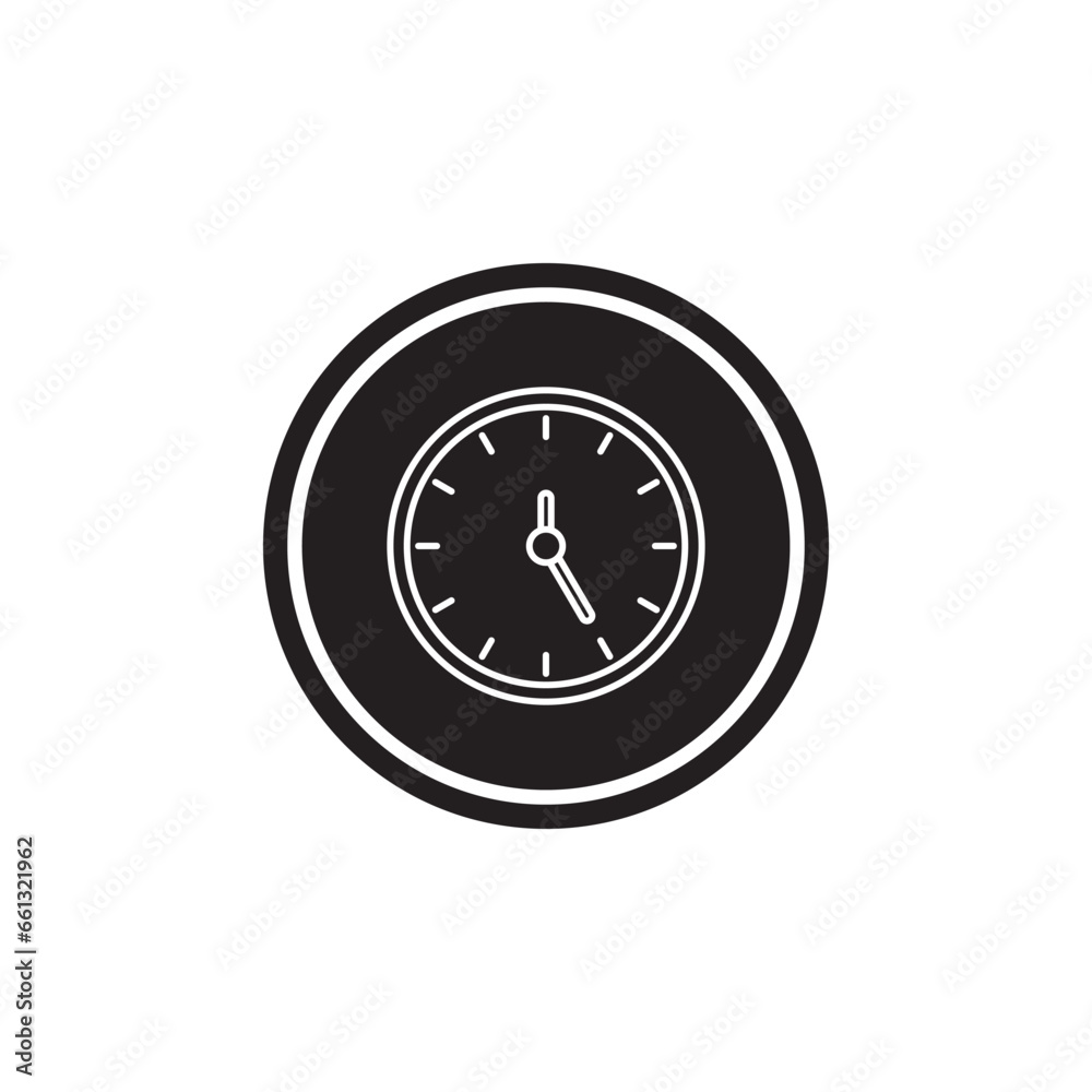 wall clock icon vector wall clock icon vector