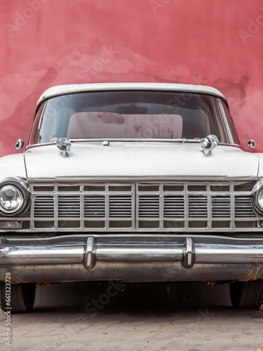 old car posing in front of a wall © Ulrich