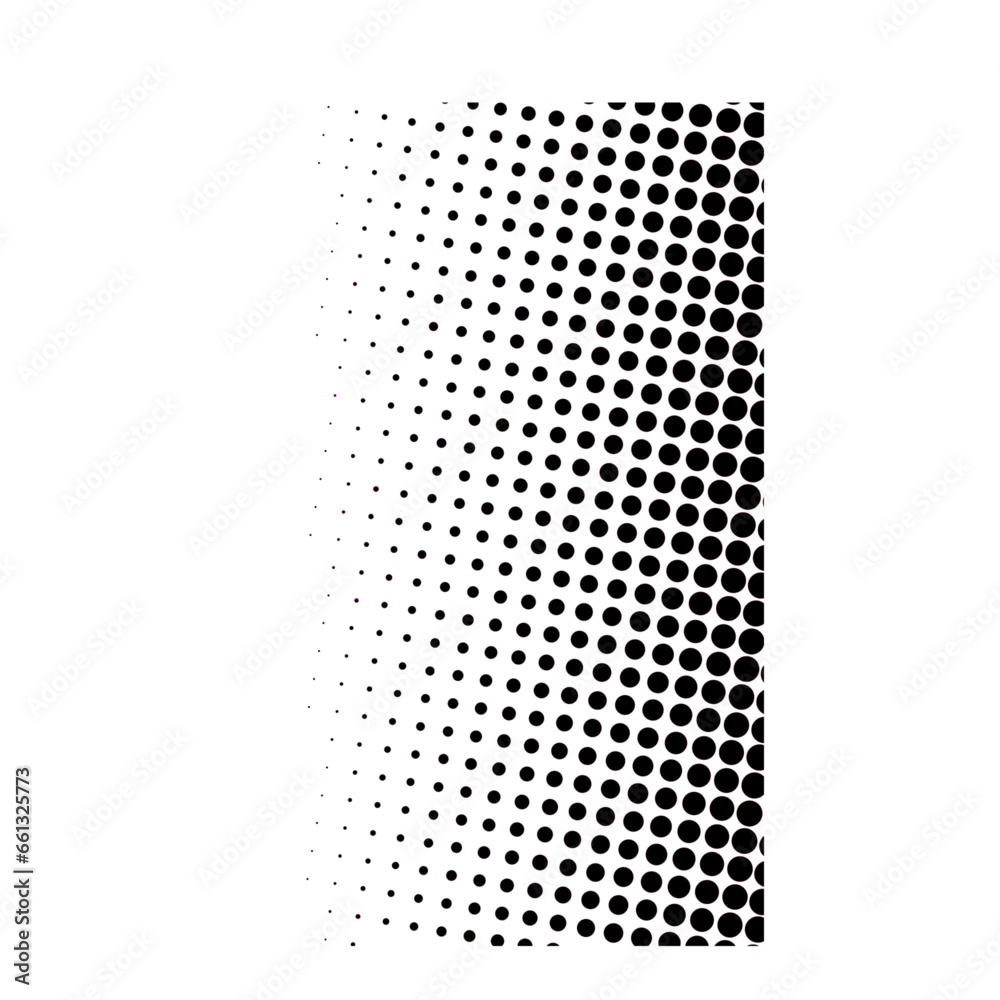 Halftone Dots Gradient Pattern
