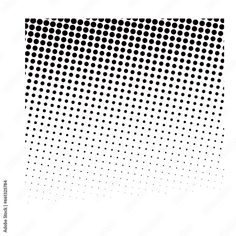 Halftone Dots Gradient Pattern