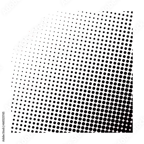 Halftone Dots Gradient Pattern