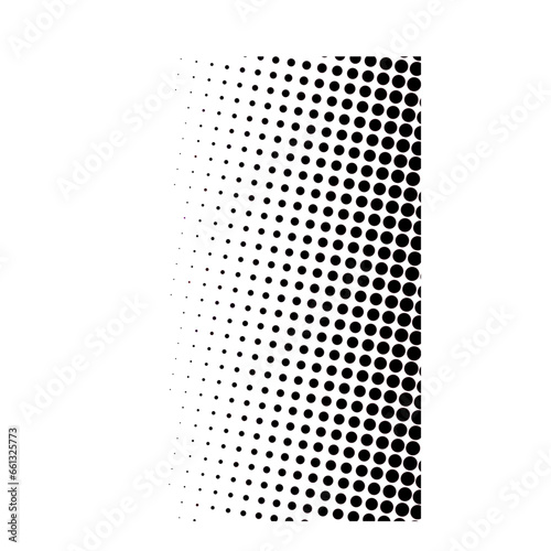 Obraz na płótnie Halftone Dots Gradient Pattern w salonie