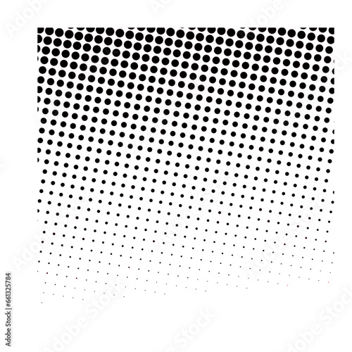 Obraz na płótnie Halftone Dots Gradient Pattern w salonie