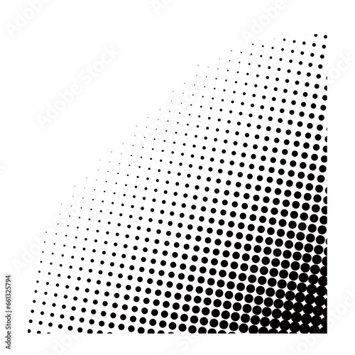 Halftone Dots Gradient Pattern