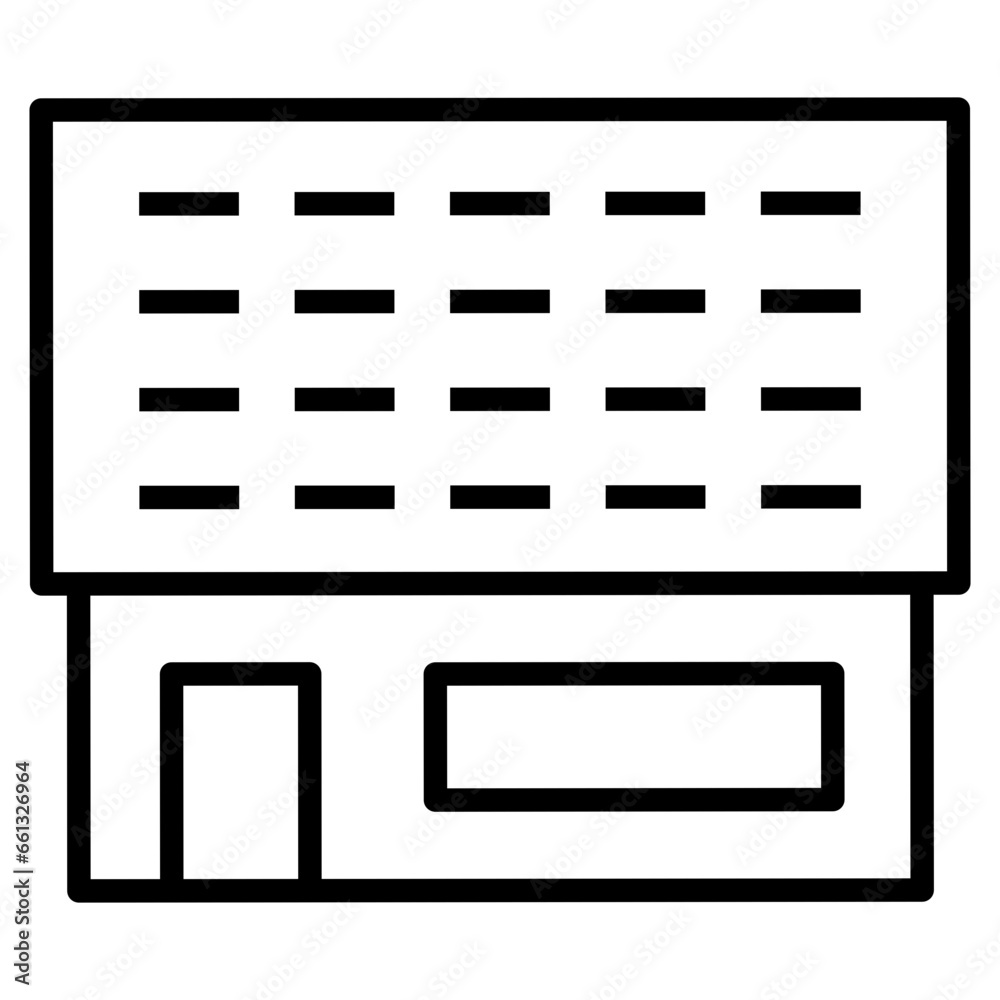 Outline Motel icon Outline Motel icon