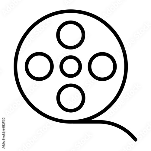 Outline Reel icon