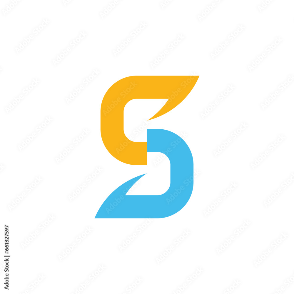 Letter S design element vector icon with creative modern concept Letter S design element vector icon with creative modern concept