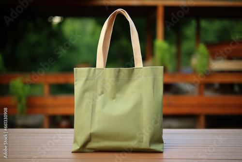 Using a reusable shopping bag