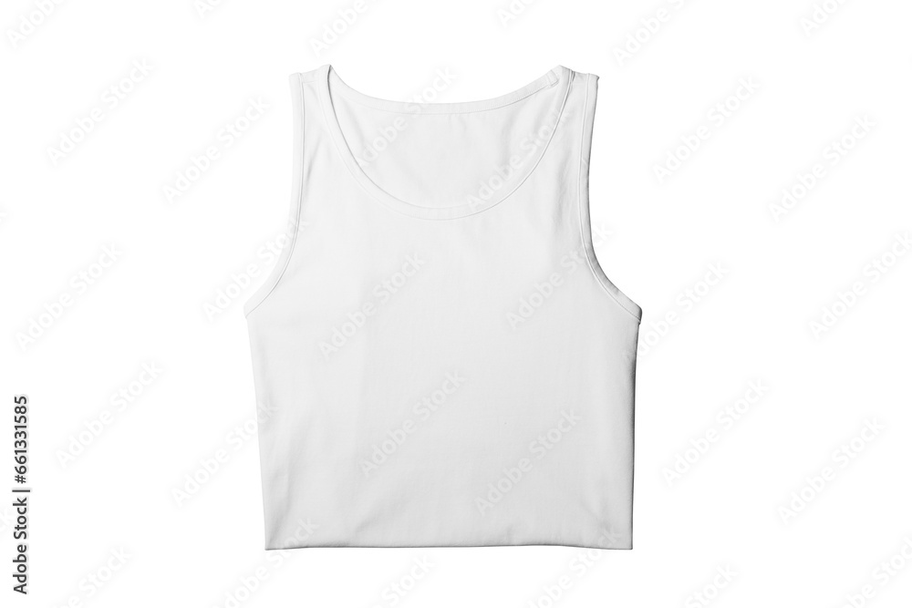 Blank White Fold Tank Tops Template for Presentation Design Blank White Fold Tank Tops Template for Presentation Design