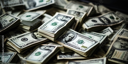 Cash of hundred dollar bill...